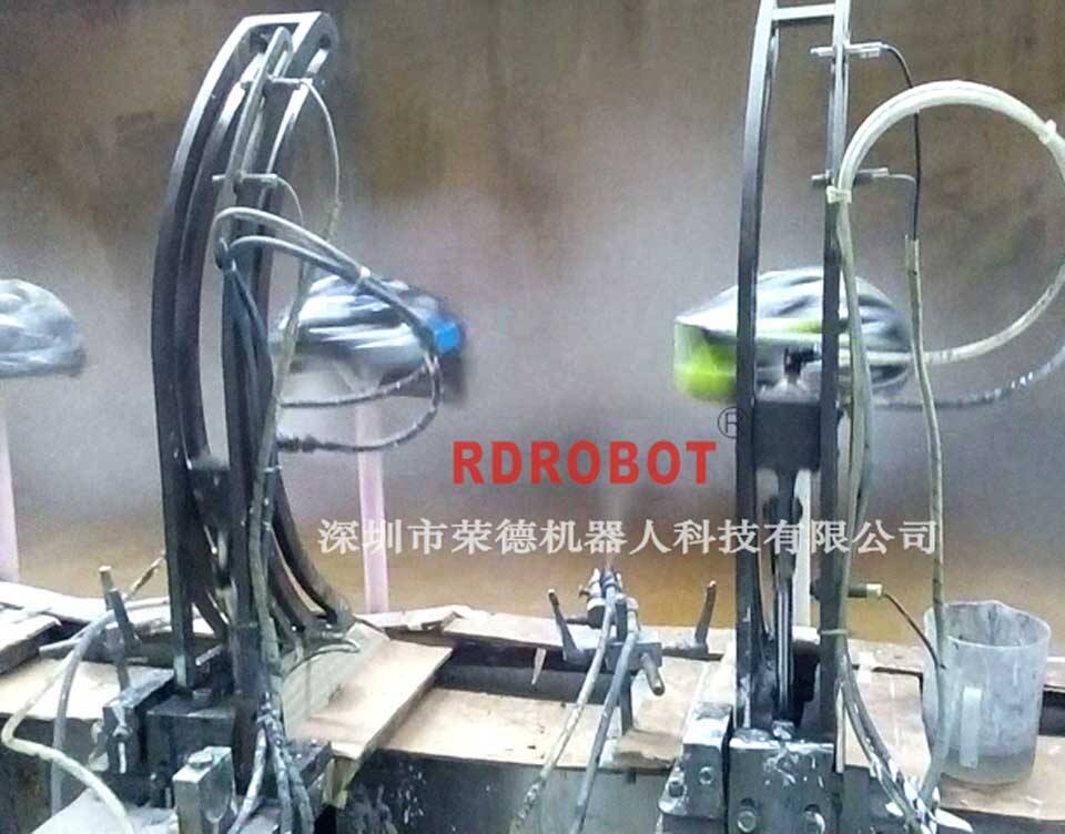 安全帽、頭盔自動噴涂設備